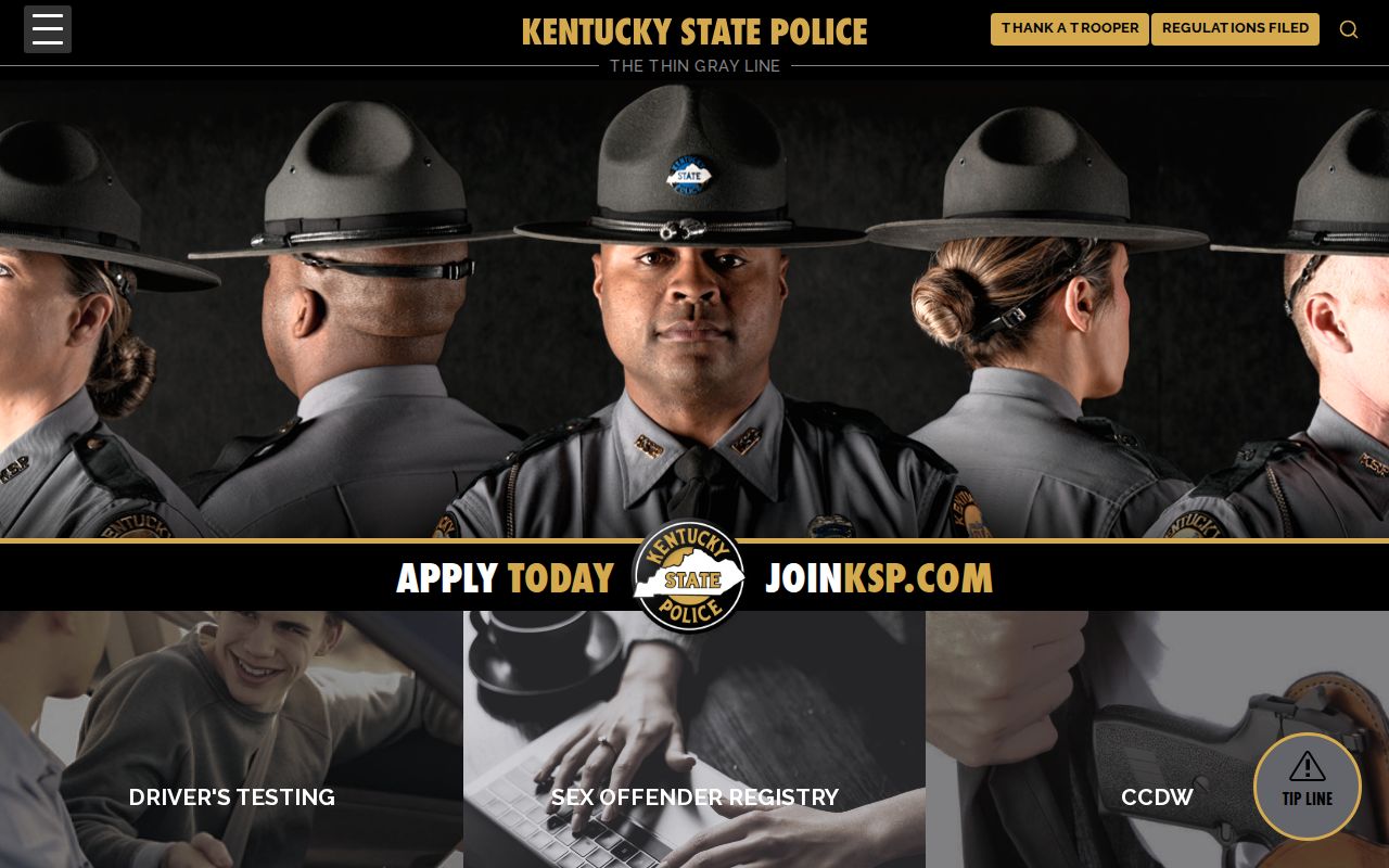 Ohio County criminal warrant records Kentucky State Police